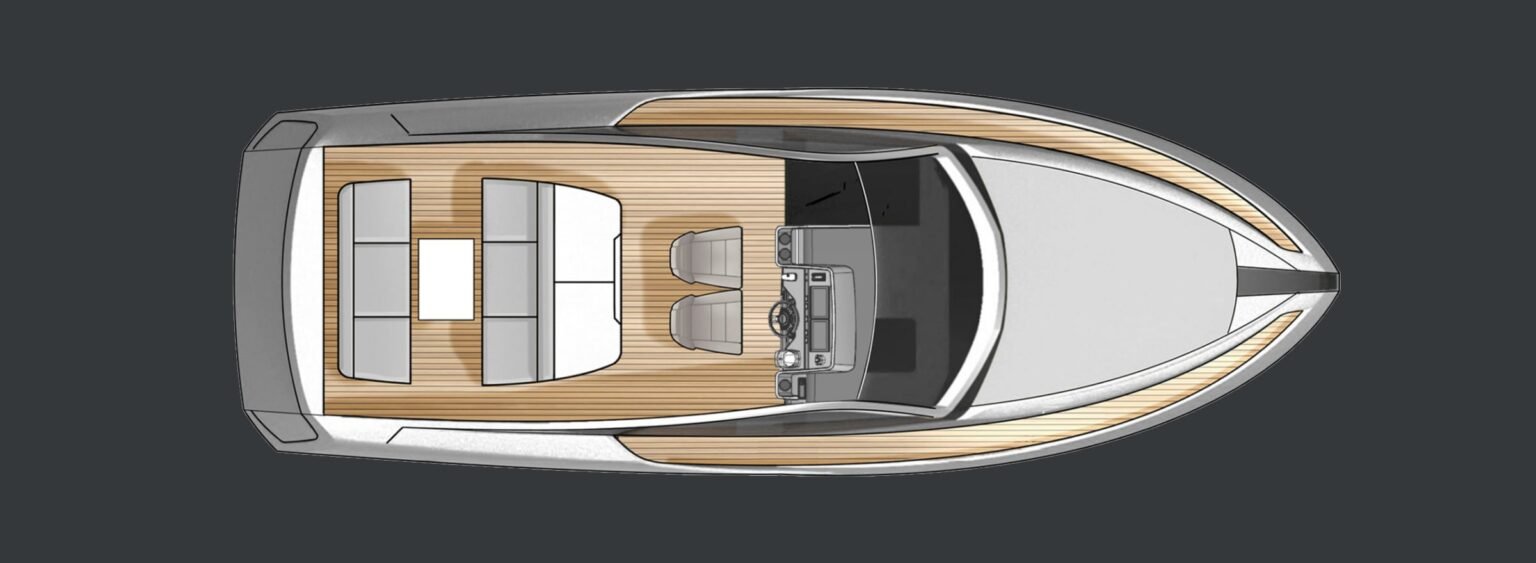 Fairline F//LINE 33 layout