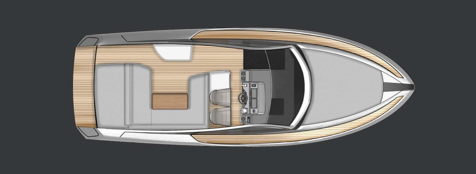 Fairline F//LINE 33 layout