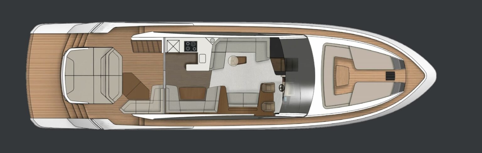 Fairline Phantom 65 layout