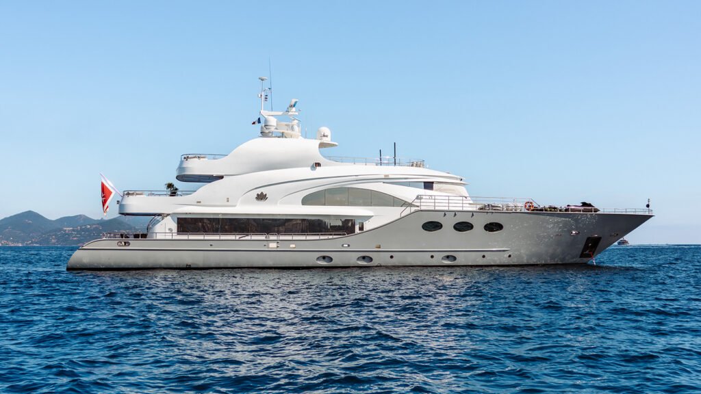 Cannes family yacht charter, watertoys and inflatables in Riviera bay