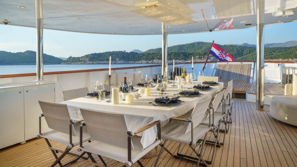french-riviera-motor, charter yacht exterior bow profile
