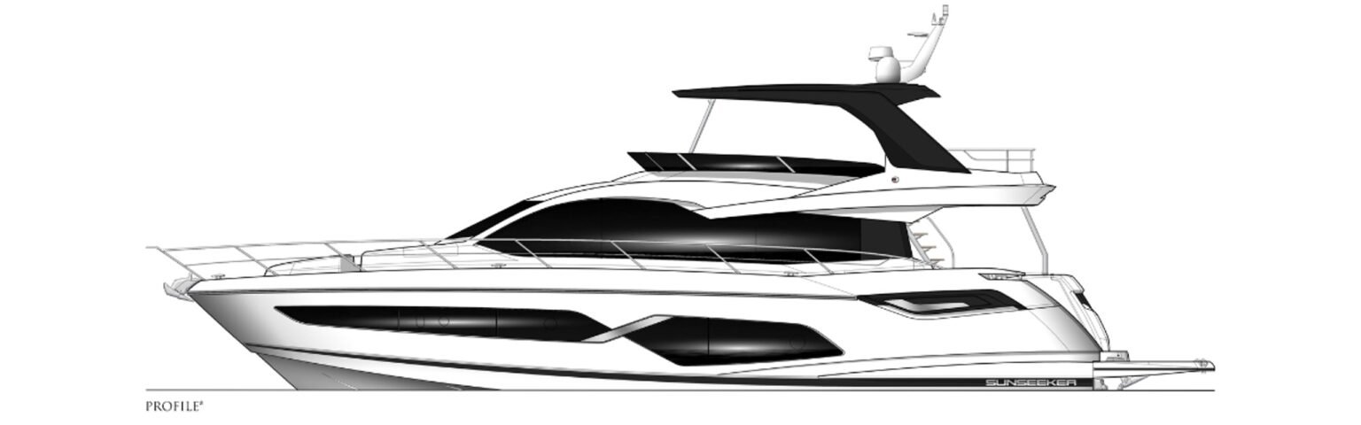 Sunseeker Manhattan 68 PROFILE arrangement