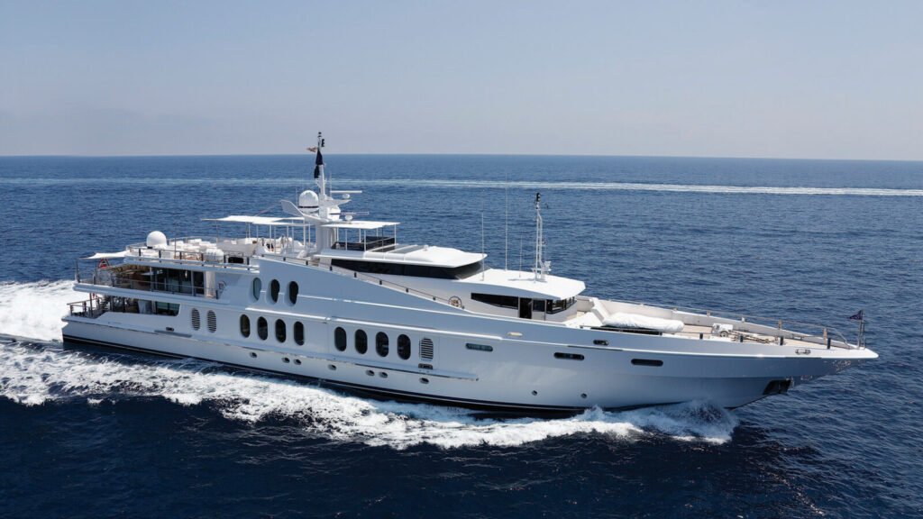 Menton family charter yacht, swim platform and watersports