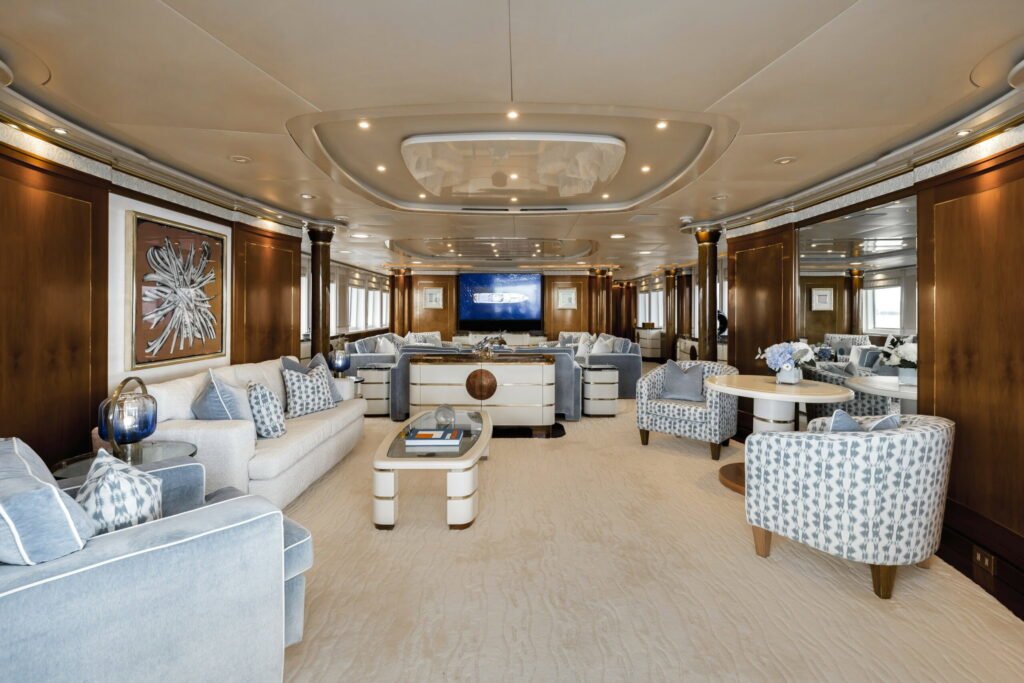 feadship charter yacht aft deck and swim platform