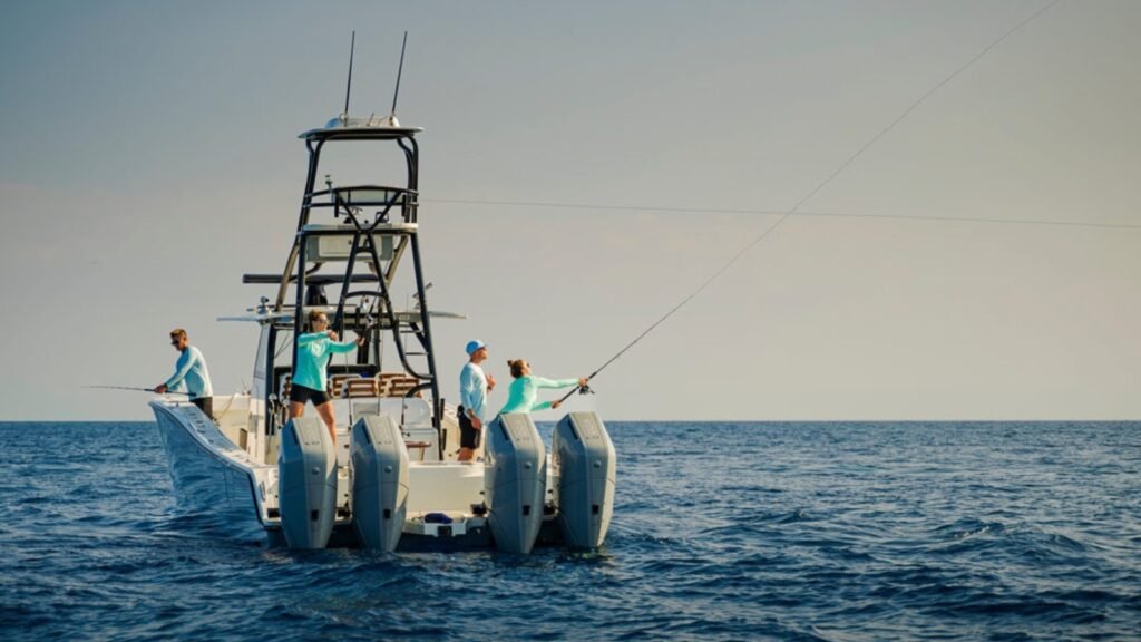 Planet Nine - Fishing from the sportfishing tender
