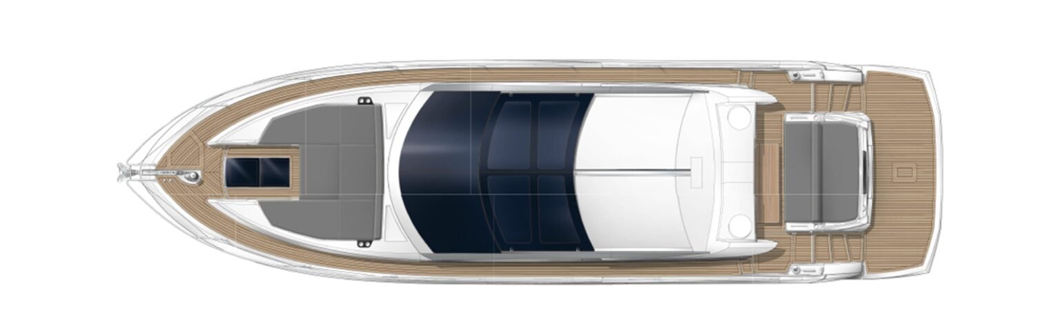Sunseeker Predator 50 EXTERIOR arrangement