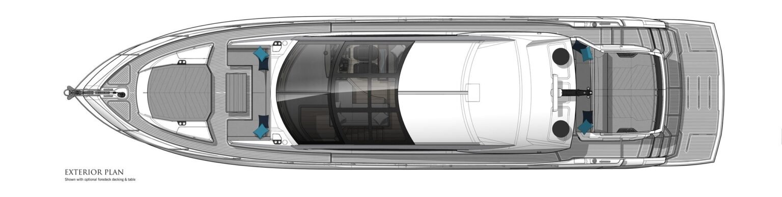 Sunseeker Predator 75 layout