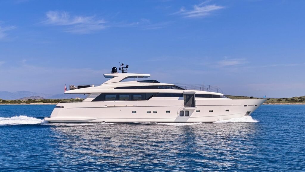 Sanlorenzo charter, flybridge and upper deck exterior Leeward Islands