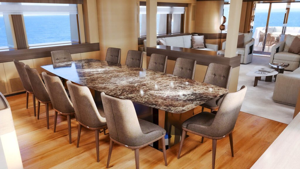 Formal dining salon
