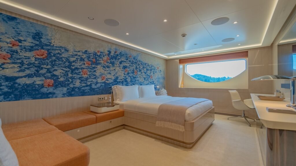 STARLUST, 68m Abeking & Rasmussen charter yacht - Main deck VIP cabin