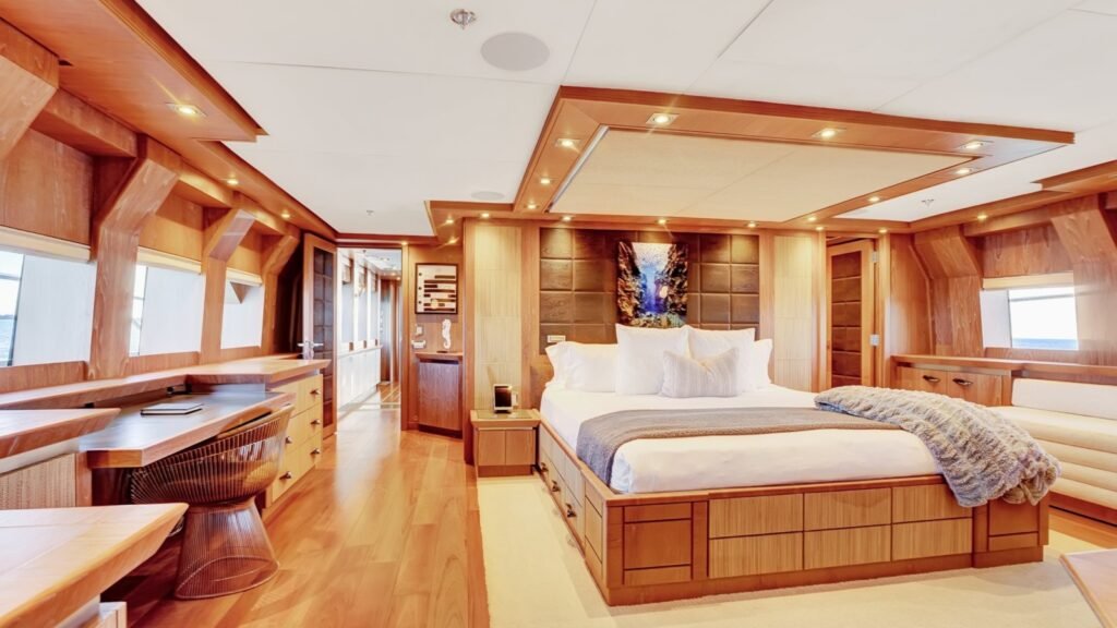 Master cabin and writing desk