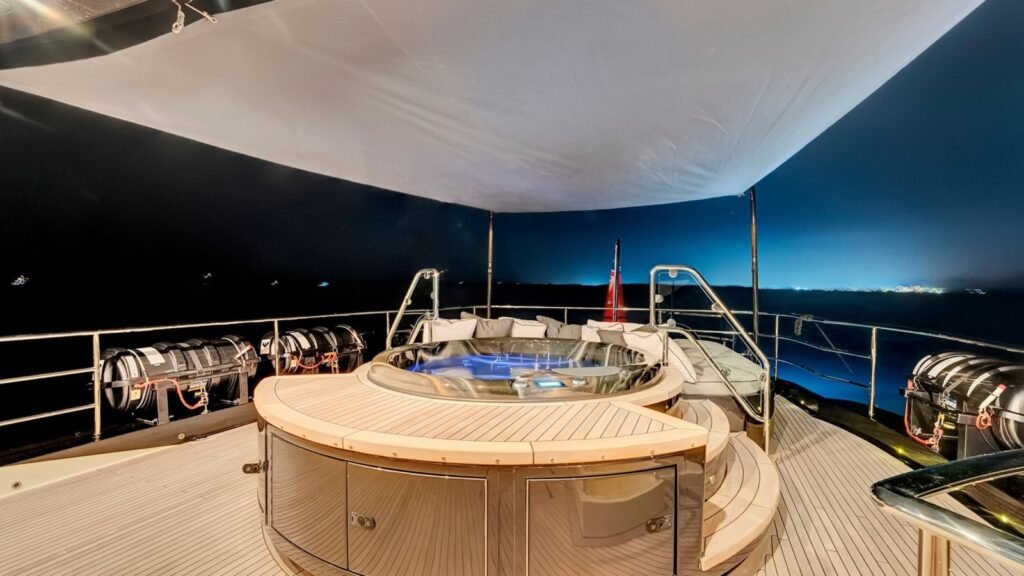 Bridge deck jacuzzi