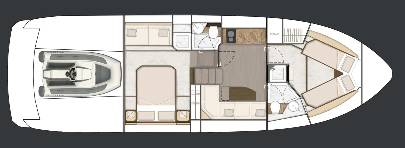 targa-45-open-lower-fwd-scissor-berth-ga