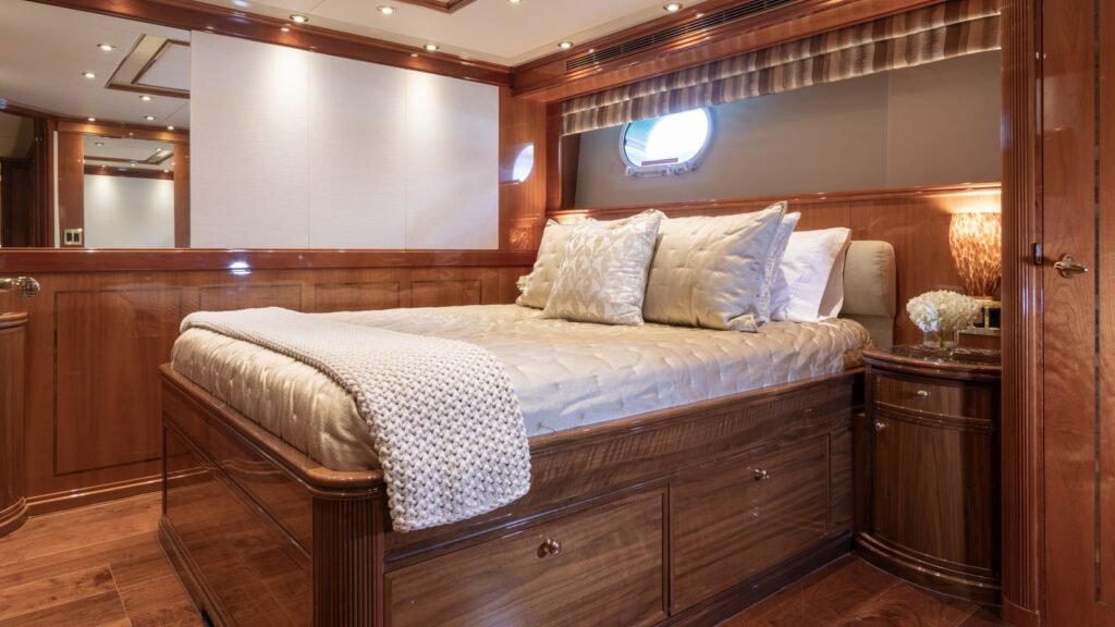 TEMPTATION guest cabin under a porthole