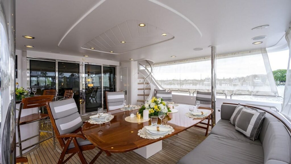 UNWINED - aft deck dining