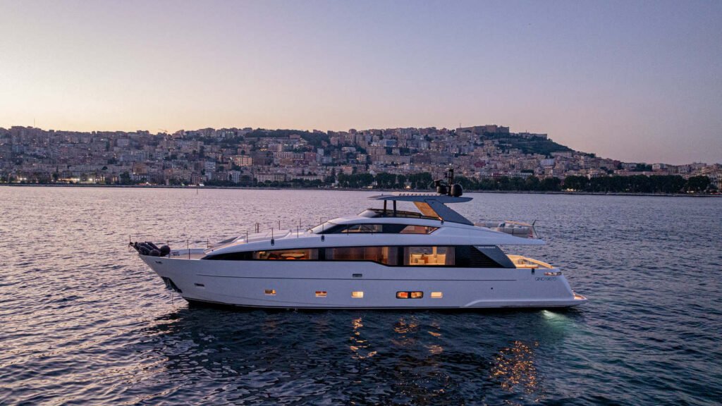 Catch Me — port profile at dusk Naples