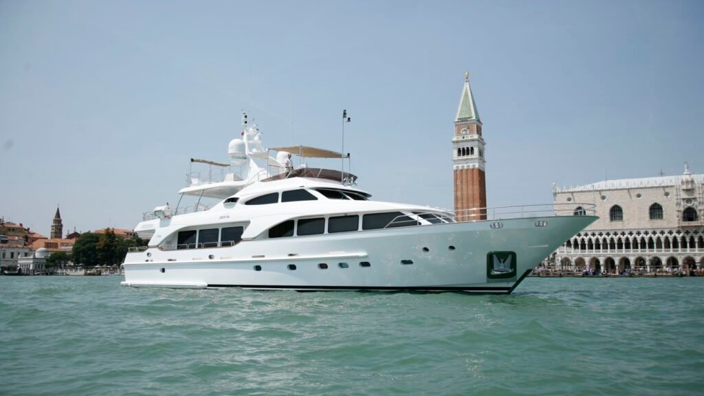 Parga charter yacht, sun deck