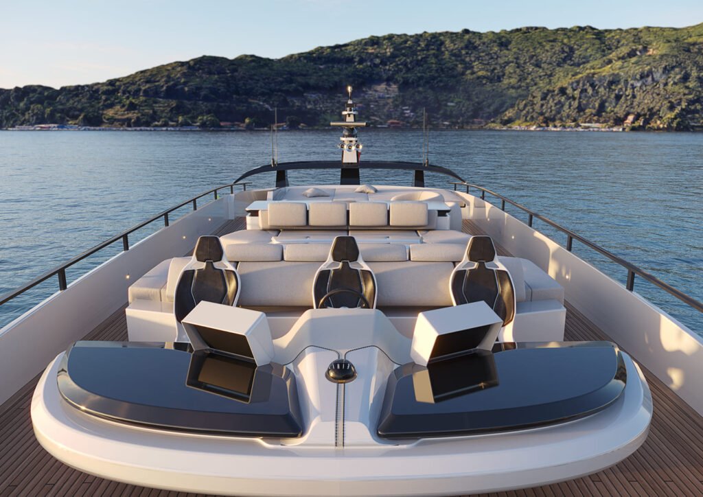 AB 130 foredeck helm and seating