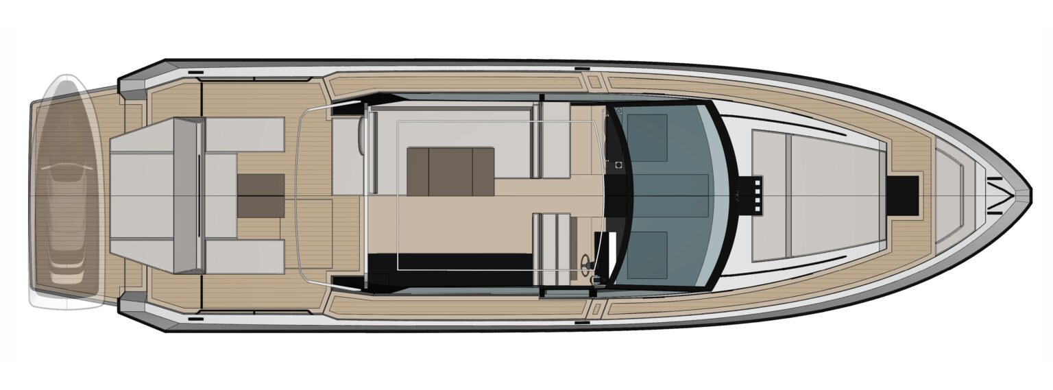 Delta Powerboats 48 Coupé-layout