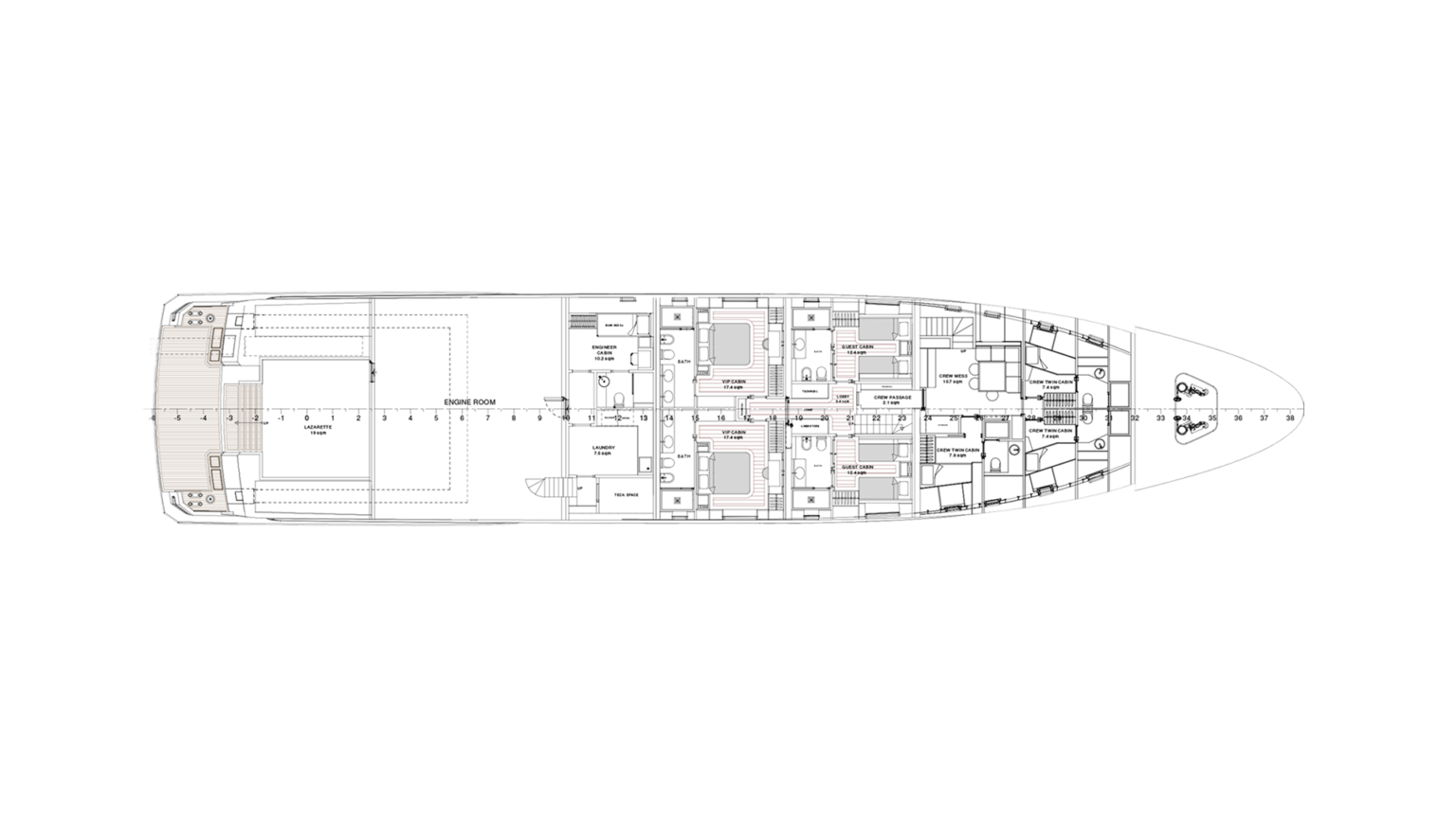 CdM Flexplorer 146 - Deck Plan 4