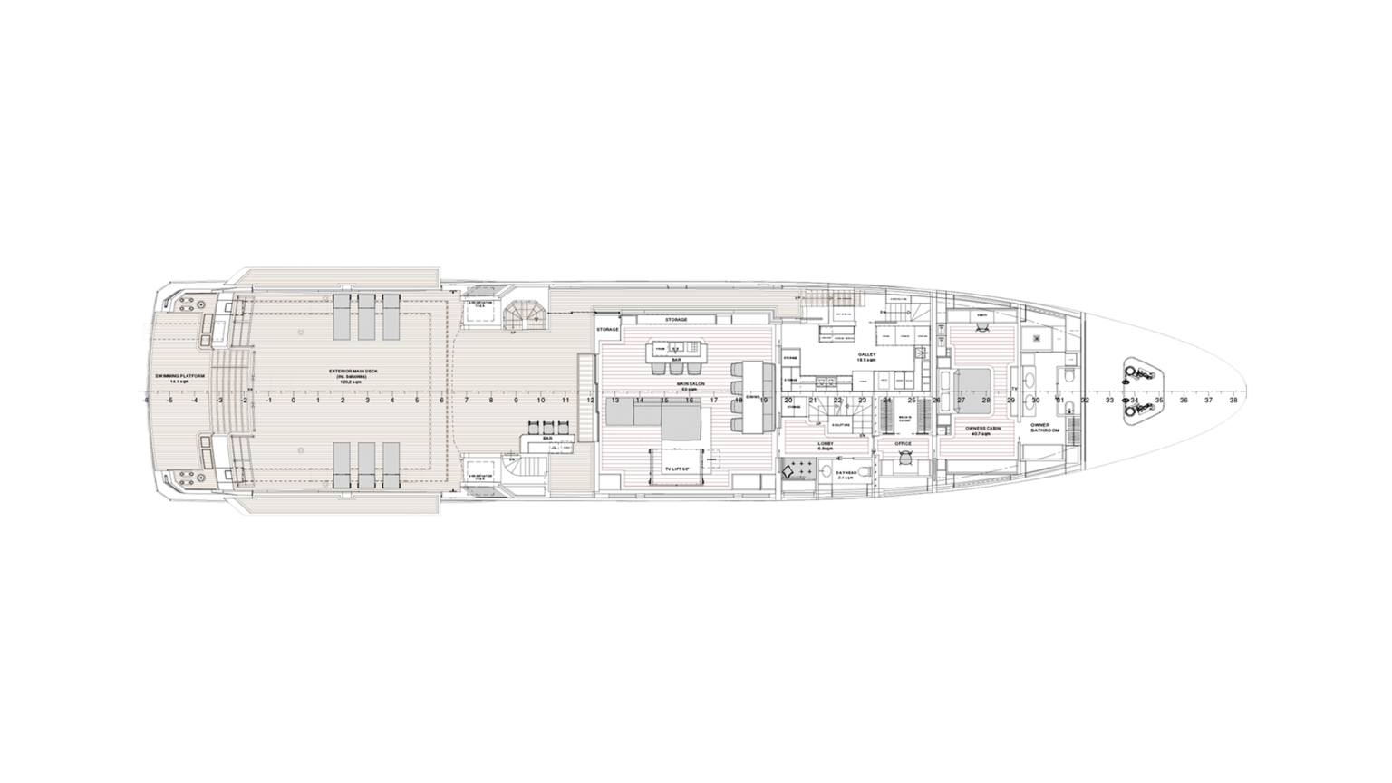 CdM Flexplorer 146 - Deck Plan 3