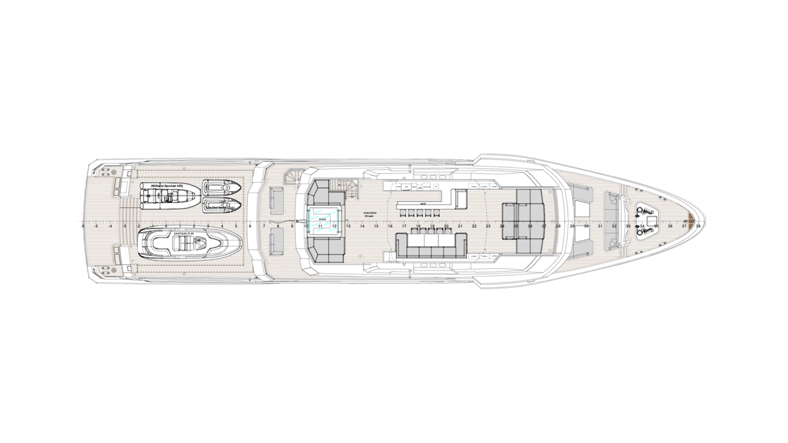 CdM Flexplorer 146 - Deck Plan 1