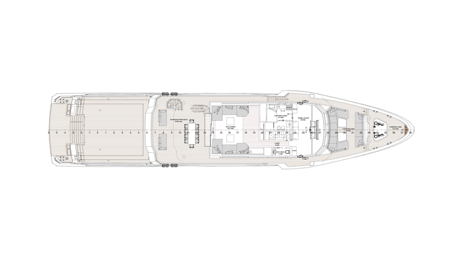 CdM Flexplorer 146 - Deck Plan 2