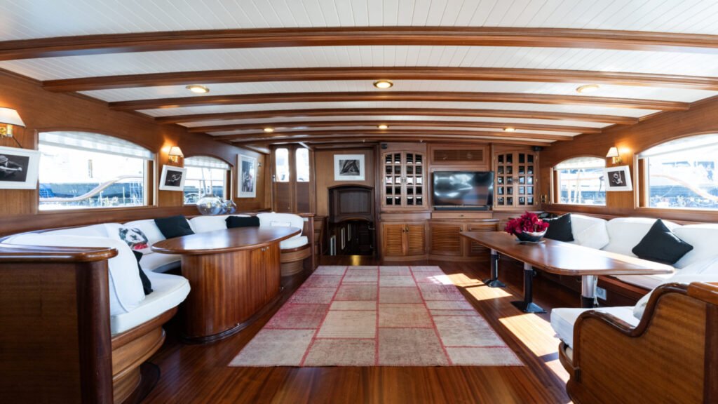 TAKE IT EASIER main saloon and dining