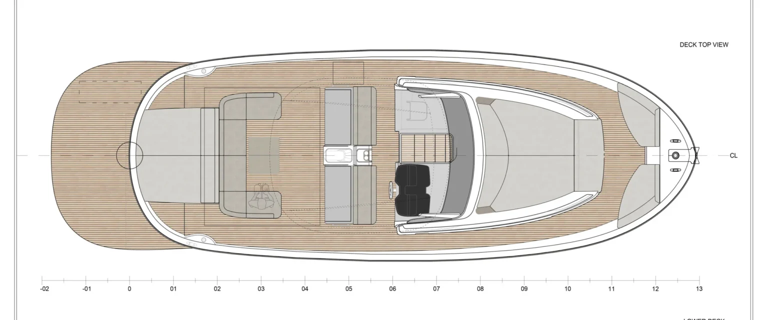 Apreamare Gozzo 45 layout