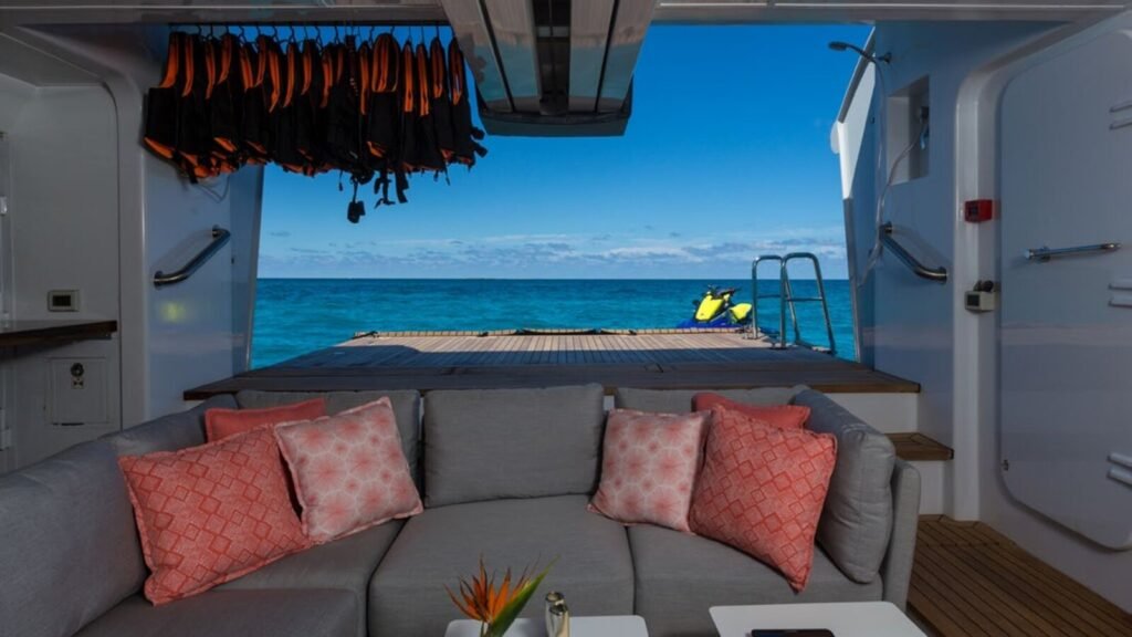 Papua New Guinea 175,000 Euro charter yacht, exterior at anchor