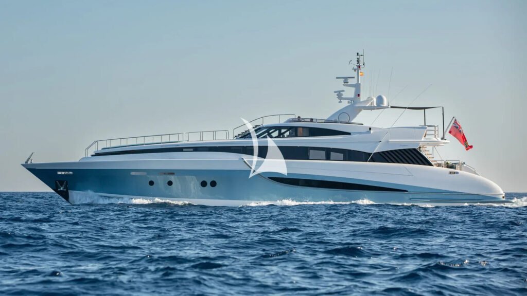 BENITA BLUE - under way off the coast