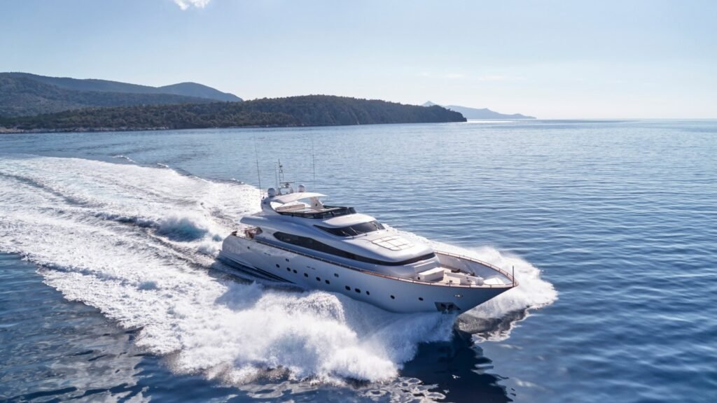 Cuba family charter yacht, deck with water toys