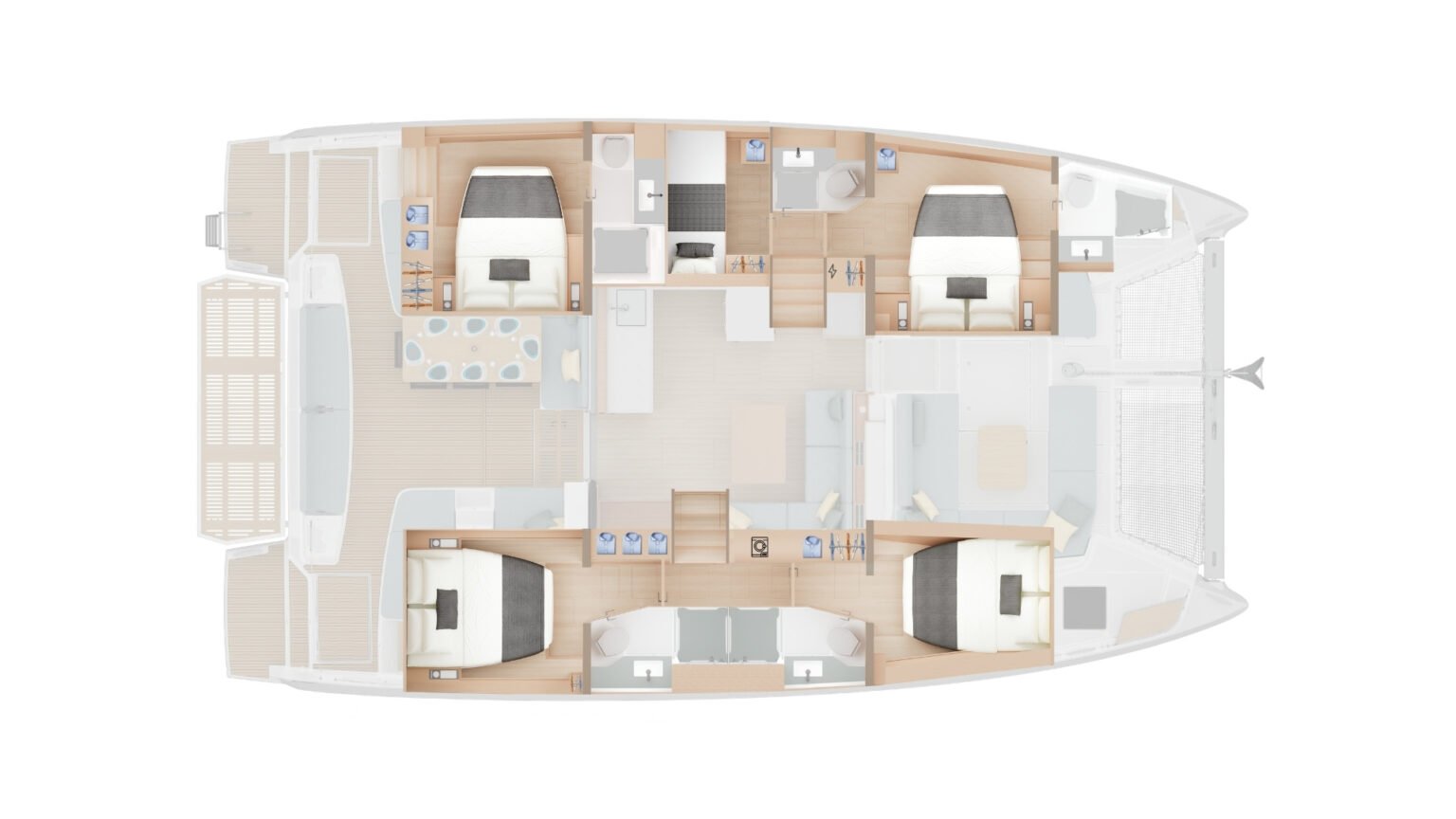 catamaran-lagoon-47-layout-5-cabines