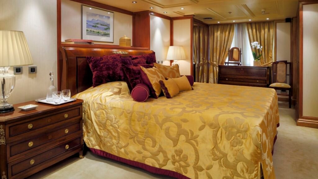 Christina O master stateroom