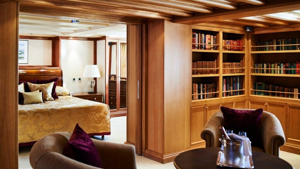 Christina O VIP suite with adjoining study
