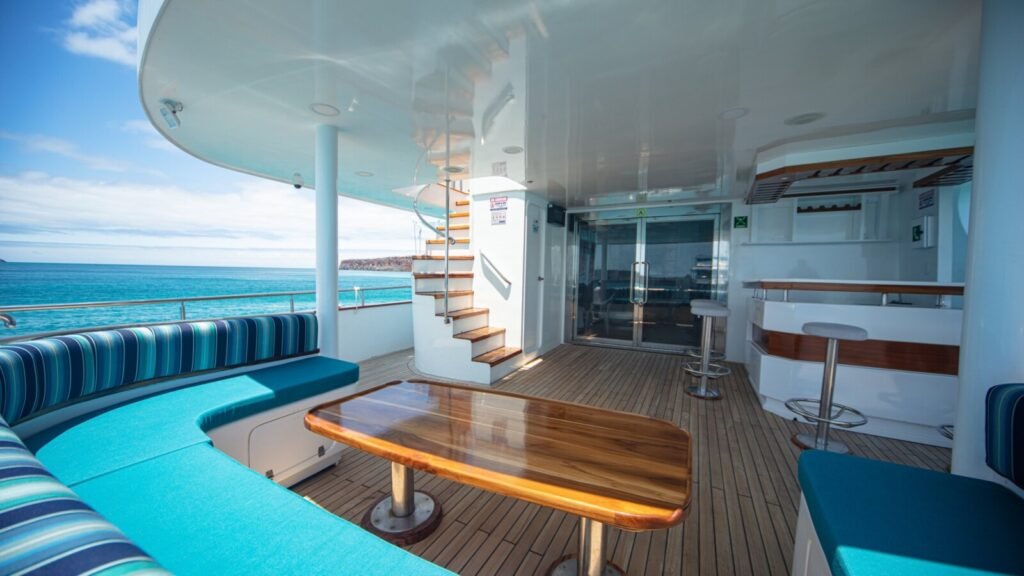 40m charter yacht in Nice, exterior profile at anchor