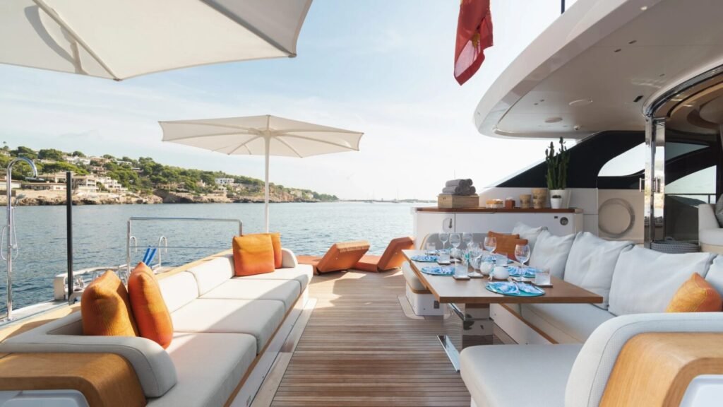 HOW MUCH IS ENOUGH Aft deck lounge