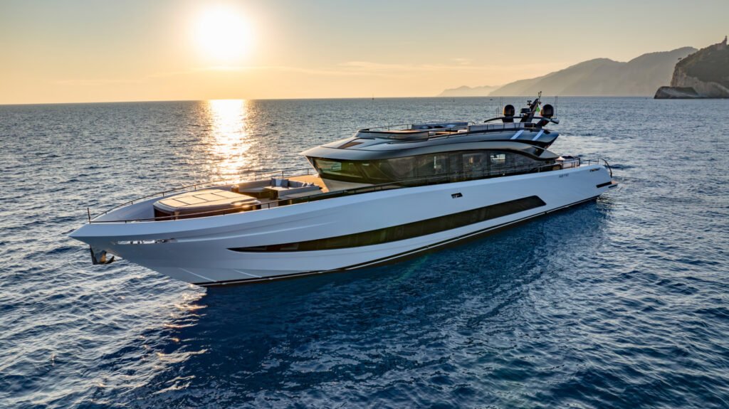 Brabus AB110 under way at sunset