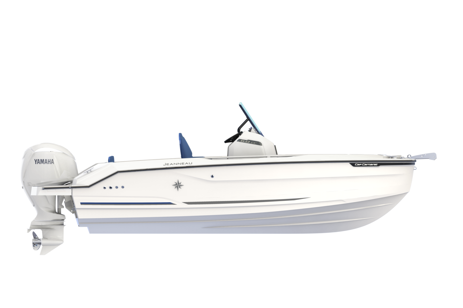 Jeanneau Cap Camarat 6.0 CC deck plan