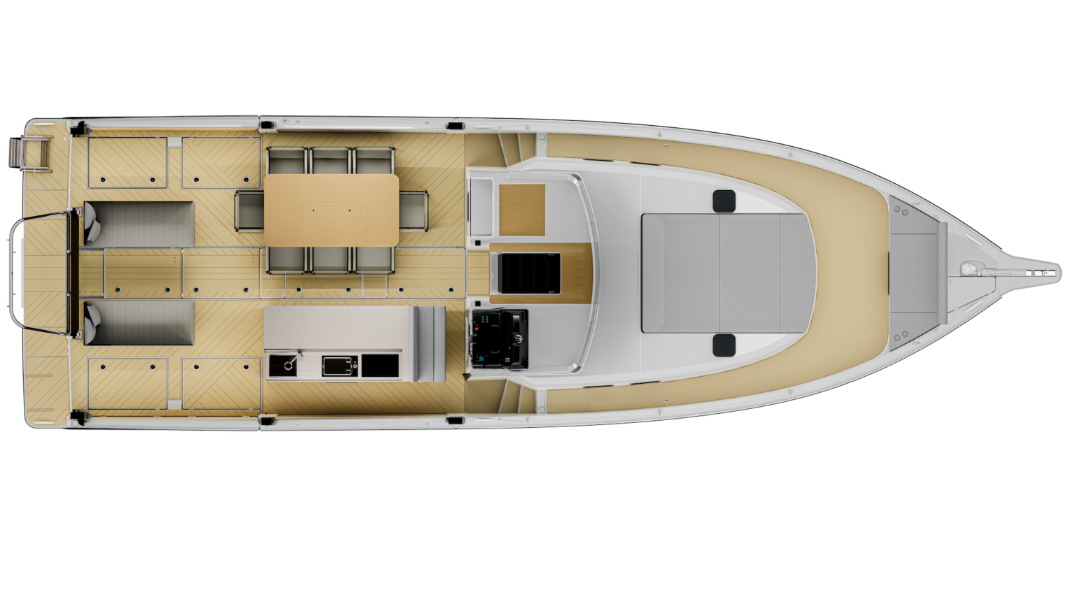 Jeanneau Sea Loft 480 deck plan