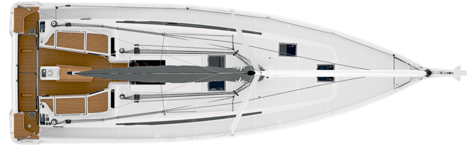Jeanneau Sun Odyssey 415 deck plan