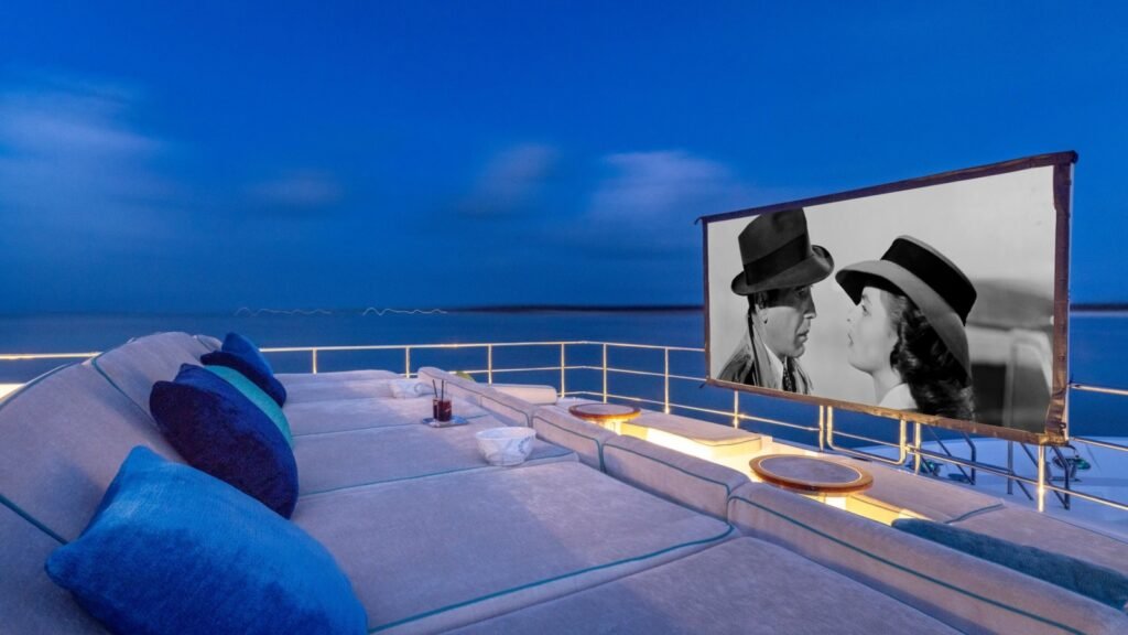 40m charter yacht deck