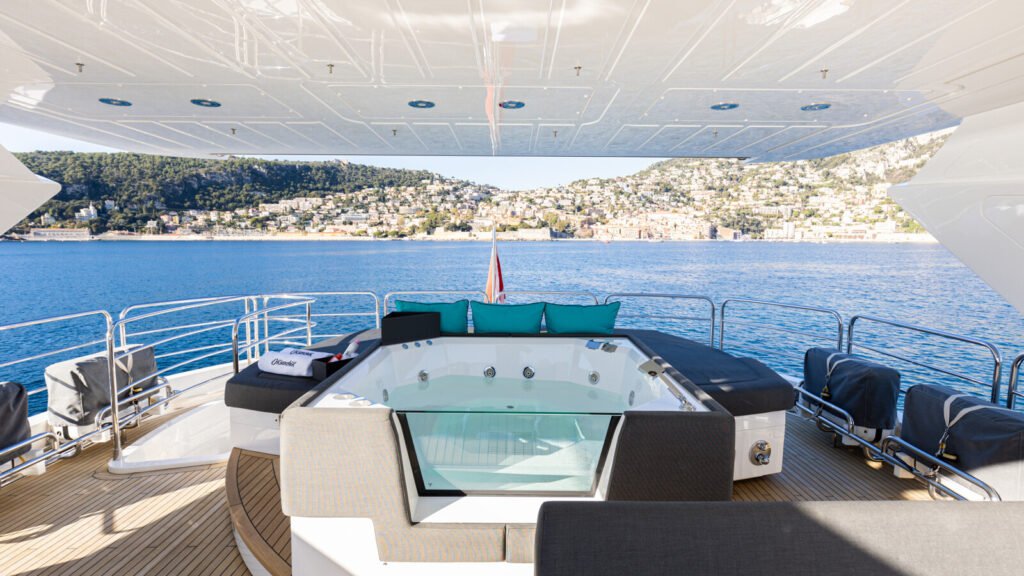 sunseeker charter yacht exterior profile