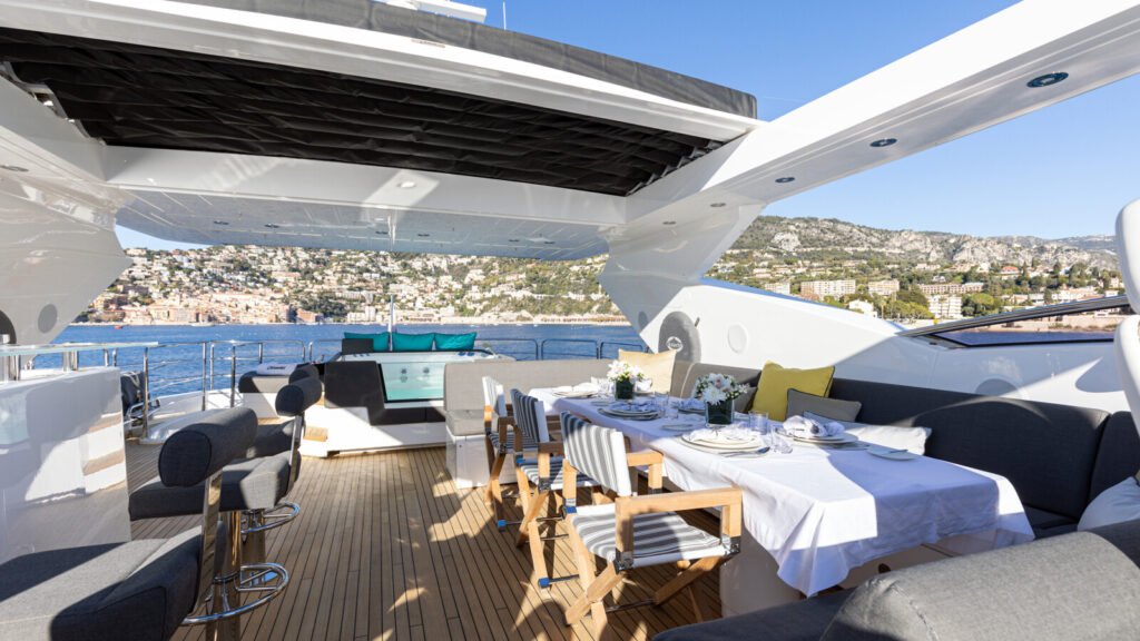 sunseeker yacht sun deck charter