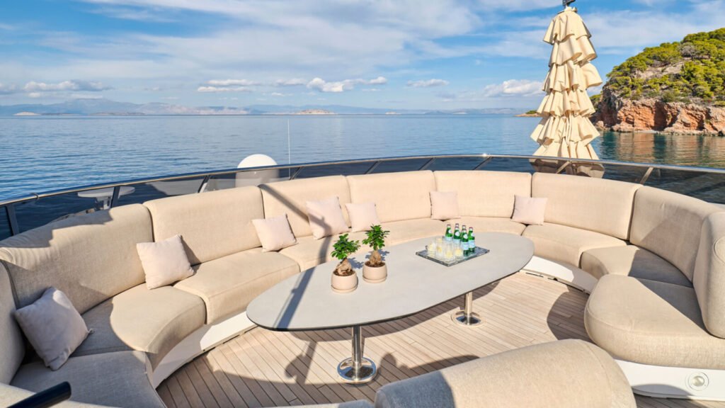 Heesen yacht charter ABC Islands exterior profile