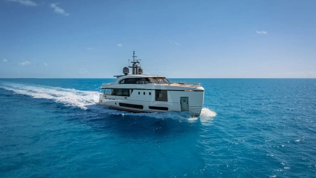 Parga charter yacht, sun deck