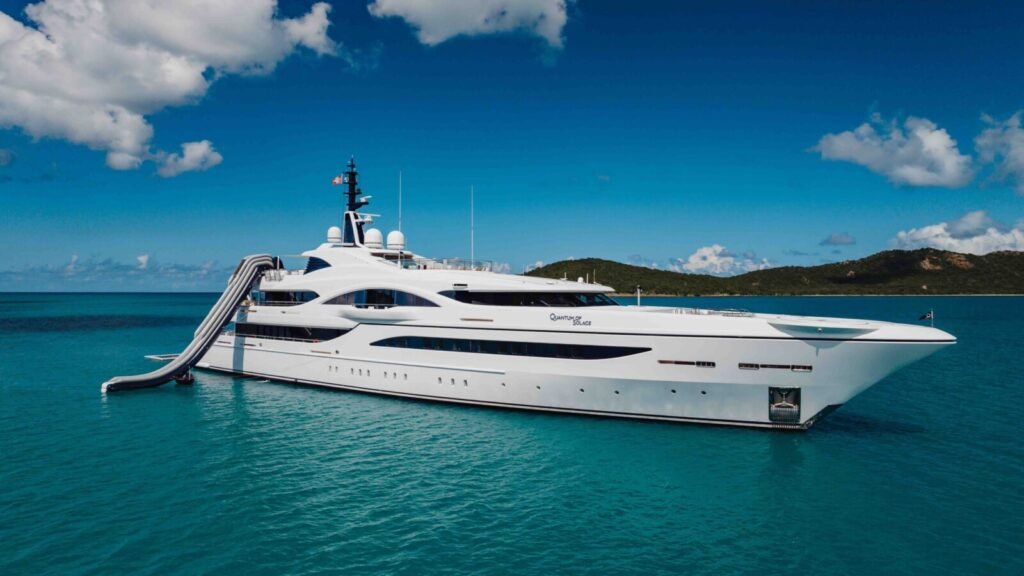 70m charter yacht at St Tropez