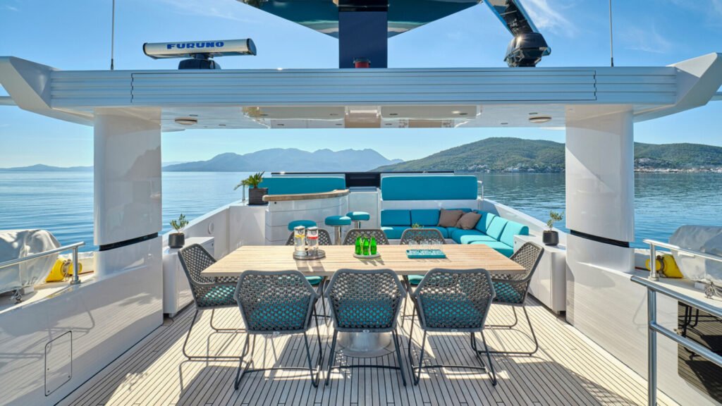 Baglietto Yachts for Charter in Croatia exterior profile