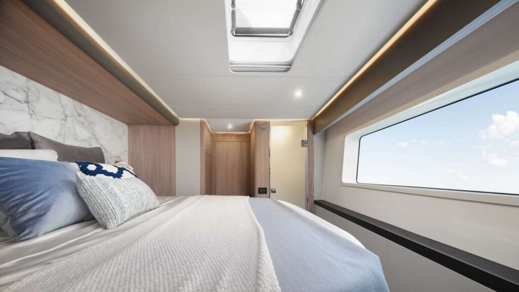 Master cabin on board ANDARE OLTRE