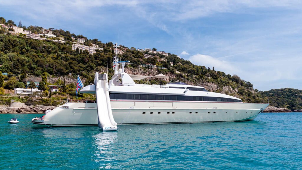 Poros charter yacht, aft deck